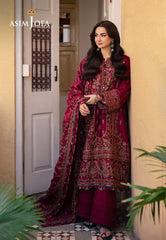 Asim Jofa Designers Limited Edition Ajkid-10 Embroidered Stitched 3 Pcs