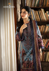 Asim Jofa Designers Limited Edition Ajuwd-01 Embroidered Stitched 3 Pcs
