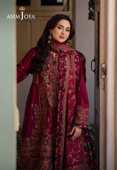 Asim Jofa Designers Limited Edition Ajkid-10 Embroidered Stitched 3 Pcs