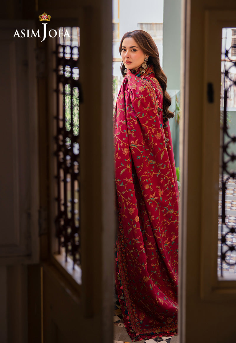 Asim Jofa Designers Limited Edition Ajkid-10 Embroidered Stitched 3 Pcs