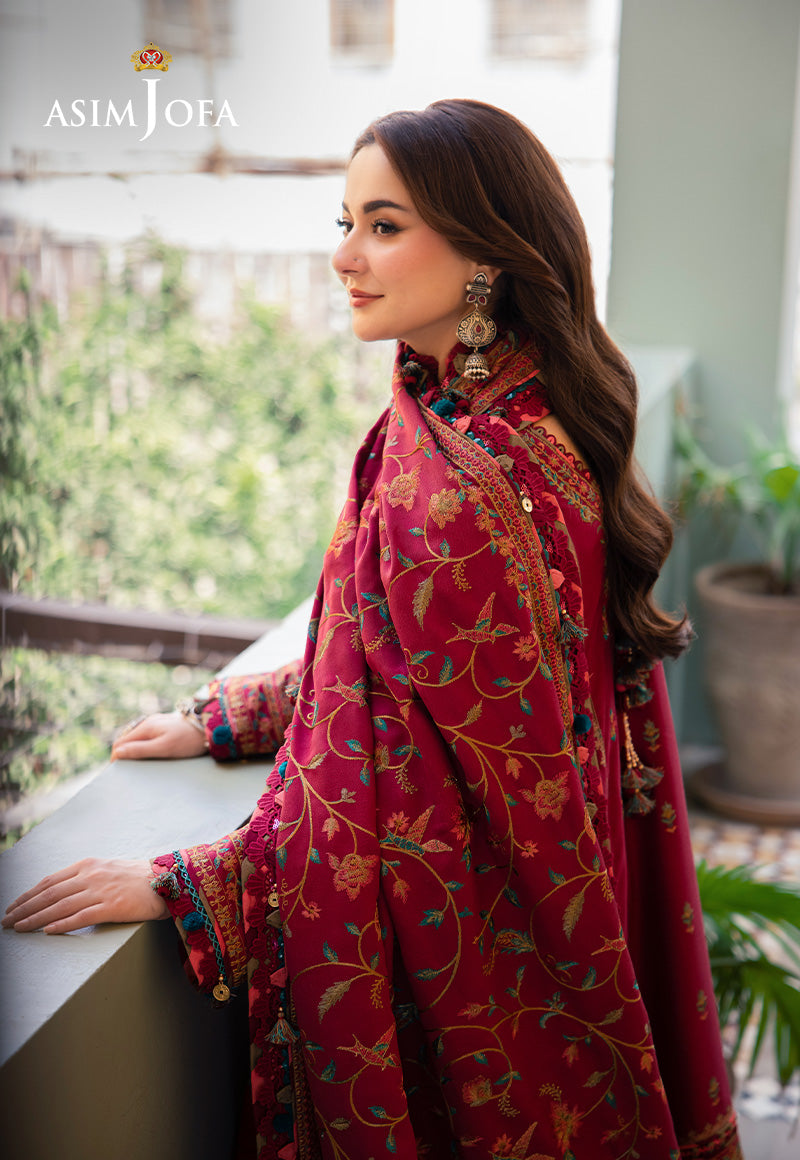 Asim Jofa Designers Limited Edition Ajkid-10 Embroidered Stitched 3 Pcs