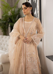 La More Unstitched 3 Piece Festive Formals Collection'2024-Peach Blossom