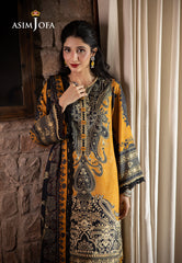 Asim Jofa Designers Limited Edition Ajuwd-23 Embroidered Stitched 3 Pcs