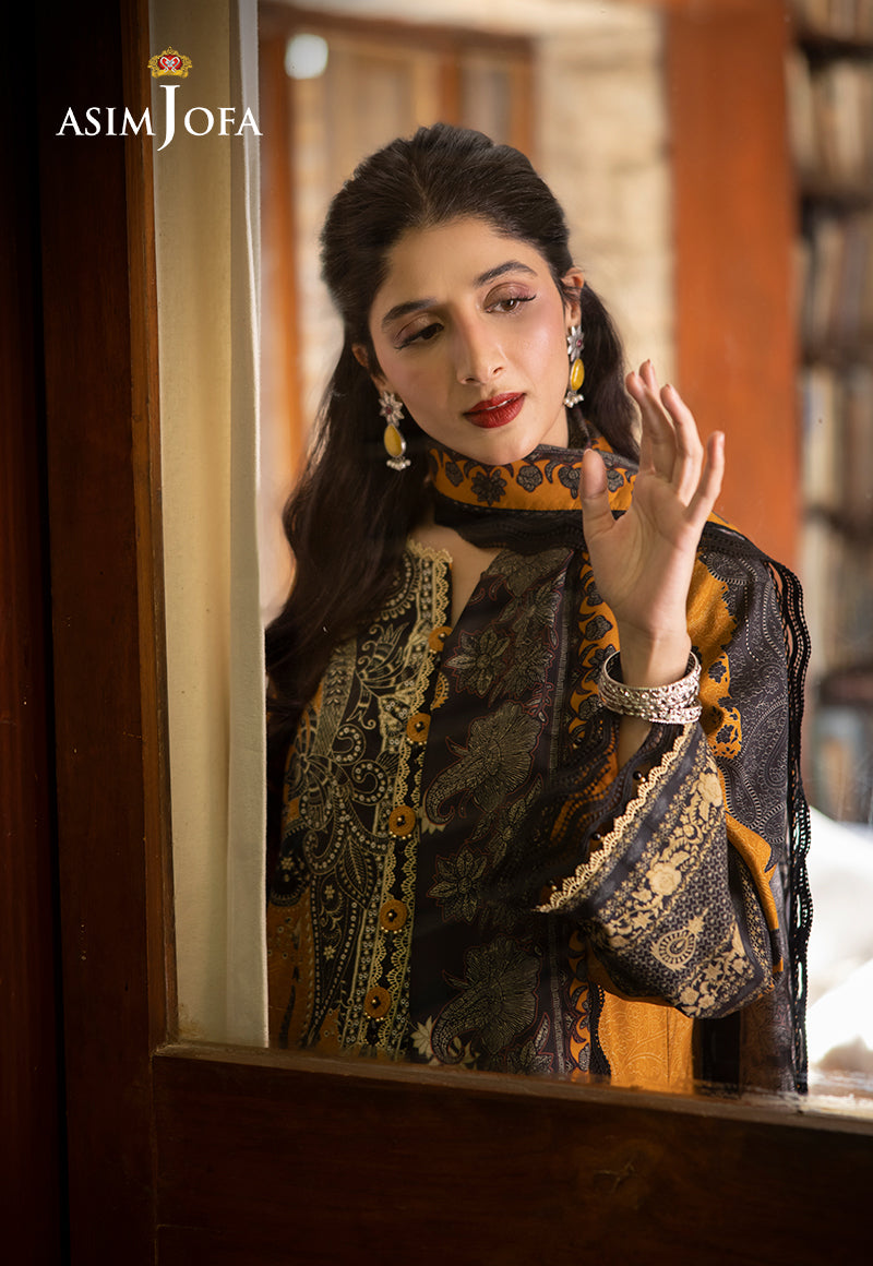 Asim Jofa Designers Limited Edition Ajuwd-23 Embroidered Stitched 3 Pcs