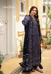Asim Jofa Designers Limited Edition Ajkid-05 Embroidered Twill Stitched 3 Pc