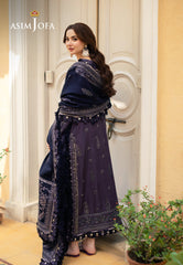 Asim Jofa Designers Limited Edition Ajkid-05 Embroidered Twill Stitched 3 Pc