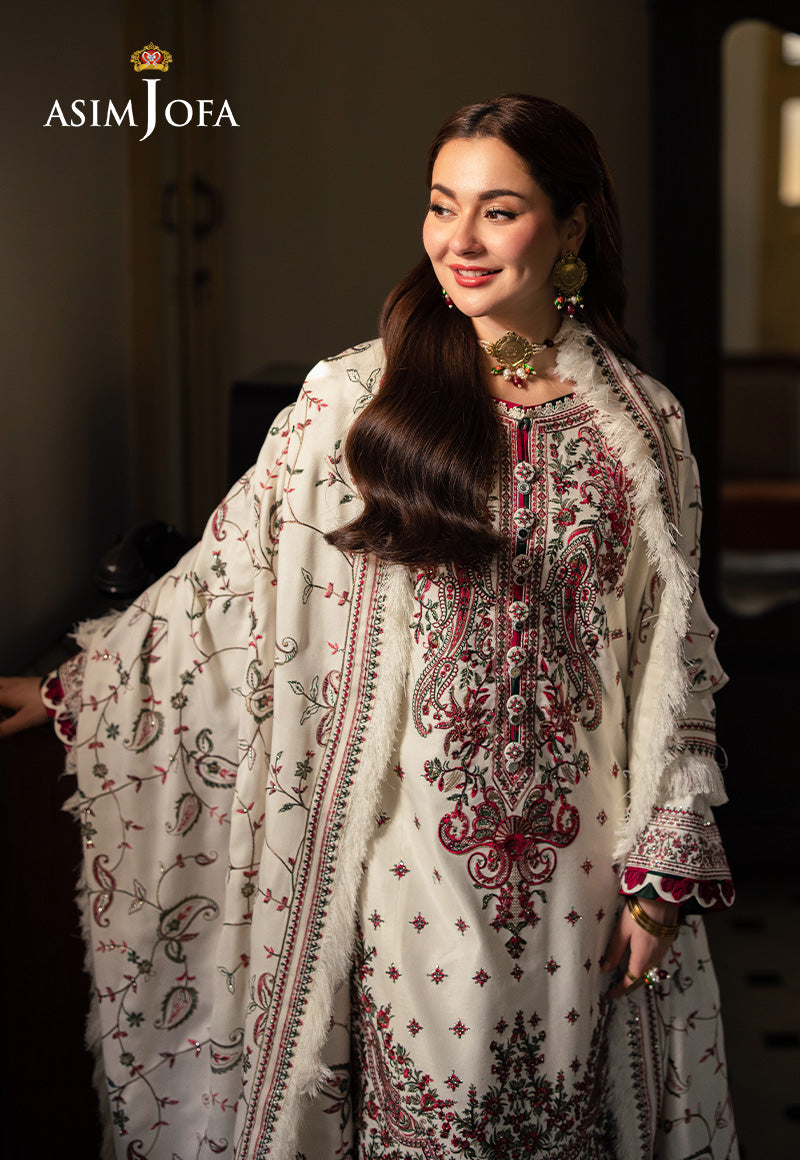 Asim Jofa Designers Limited Edition Ajkid-08 Embroidered Stitched 3 Pcs