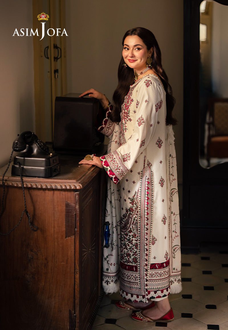 Asim Jofa Designers Limited Edition Ajkid-08 Embroidered Stitched 3 Pcs