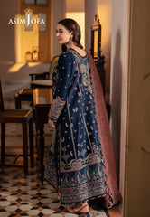 Asim Jofa Pashmina Ajki-03 Embroidered Twill 3 Pc