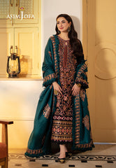 Asim Jofa Designers Limited Edition Ajkid-06 Embroidered Stitched 3 Pcs