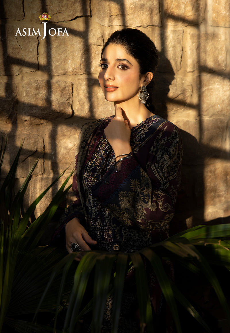 Asim Jofa Designers Limited Edition Ajuwd-06 Embroidered Stitched 3 Pcs