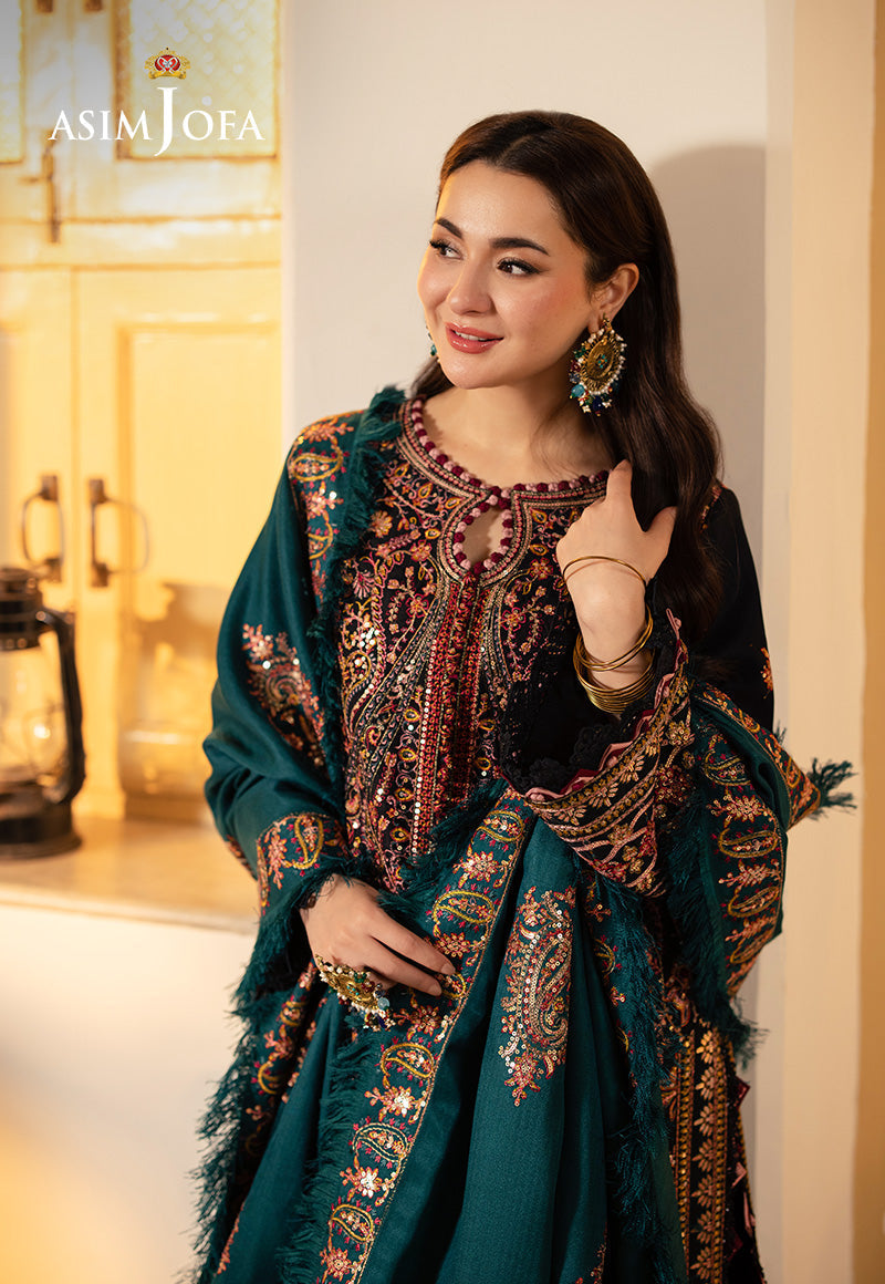 Asim Jofa Designers Limited Edition Ajkid-06 Embroidered Stitched 3 Pcs