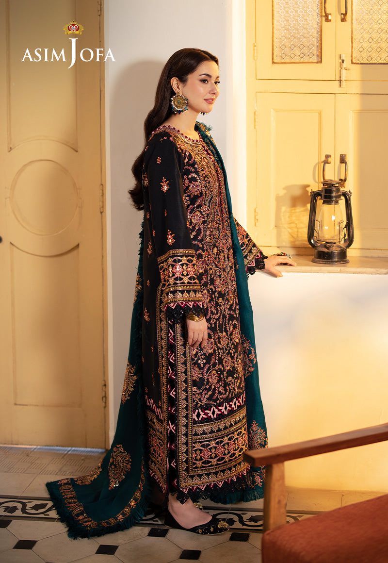 Asim Jofa Designers Limited Edition Ajkid-06 Embroidered Stitched 3 Pcs