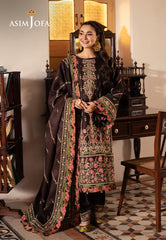 Asim Jofa PashminaAjki-09 Embroidered Twill 3 Pc