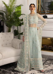 La More Unstitched 3 Piece Festive Formals Collection'2024-Ocean Mist