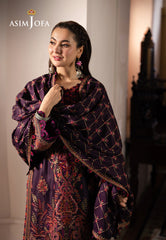 Asim Jofa Pashmina Ajki-02 Embroidered Twill 3 Pc