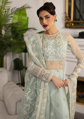 La More Unstitched 3 Piece Festive Formals Collection'2024-Ocean Mist