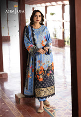Asim Jofa Designers Limited Edition Ajuwd-25 Embroidered Stitched 3 Pcs