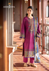 Asim Jofa Designers Limited Edition Ajuwd-51 Printed Stitched 3 Pcs