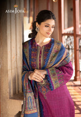 Asim Jofa Designers Limited Edition Ajuwd-51 Printed Stitched 3 Pcs