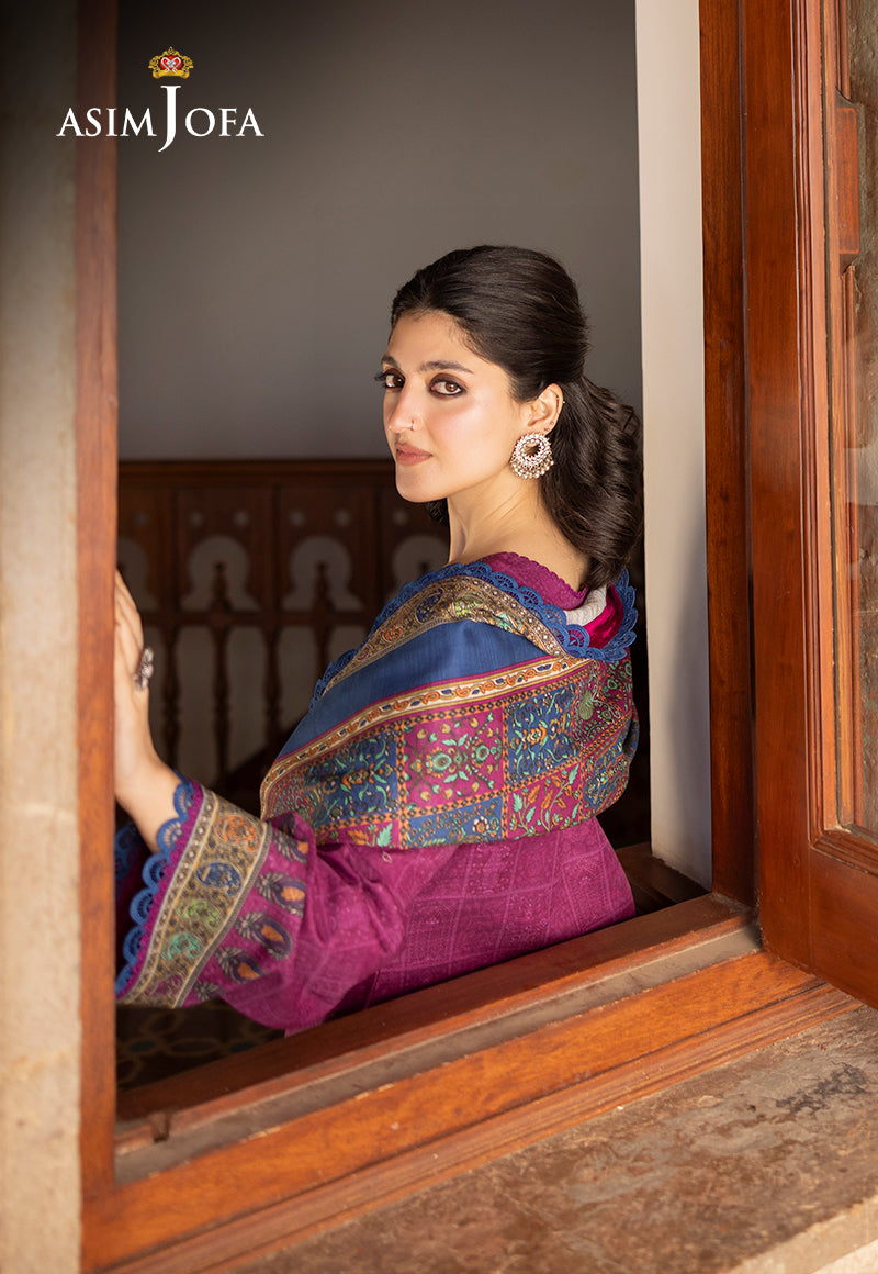 Asim Jofa Designers Limited Edition Ajuwd-51 Printed Stitched 3 Pcs