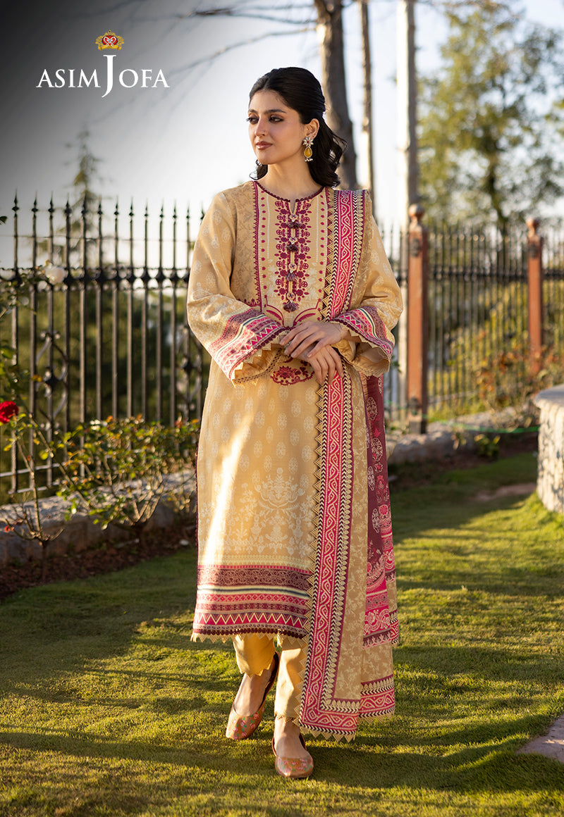 Asim Jofa Designers Limited Edition Ajuwd-36 Printed Stitched 3 Pcs