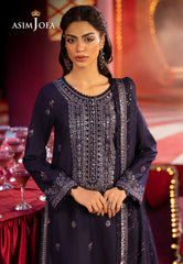 Asim Jofa Unstitched 3 Piece Luxury Festive Rejoice AJLFF-03 Embroidered Silk 3 Pcs