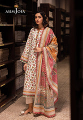 Asim Jofa Designers Limited Edition Pret Ajubj-41 Printed Lawn Stitched 3 Pcs