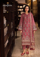Asim Jofa Designers Limited Edition Pret Ajubj-43 Printed Lawn Stitched 3 Pc