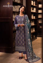 Asim Jofa Prints Unstitched Drop 1 Ajubj-36 Printed Lawn 3 Pcs