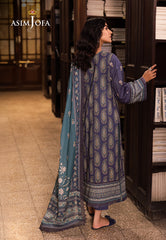 Asim Jofa Prints Unstitched Drop 1 Ajubj-36 Printed Lawn 3 Pcs