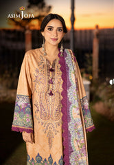 Asim Jofa Designers Limited Edition Ajuwd-19 Embroidered Stitched 3 Pcs