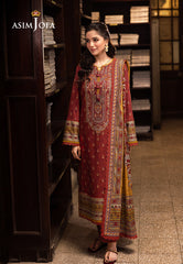 Asim Jofa Prints Unstitched Drop 1 Ajubj-42 Printed Lawn 3 Pcs