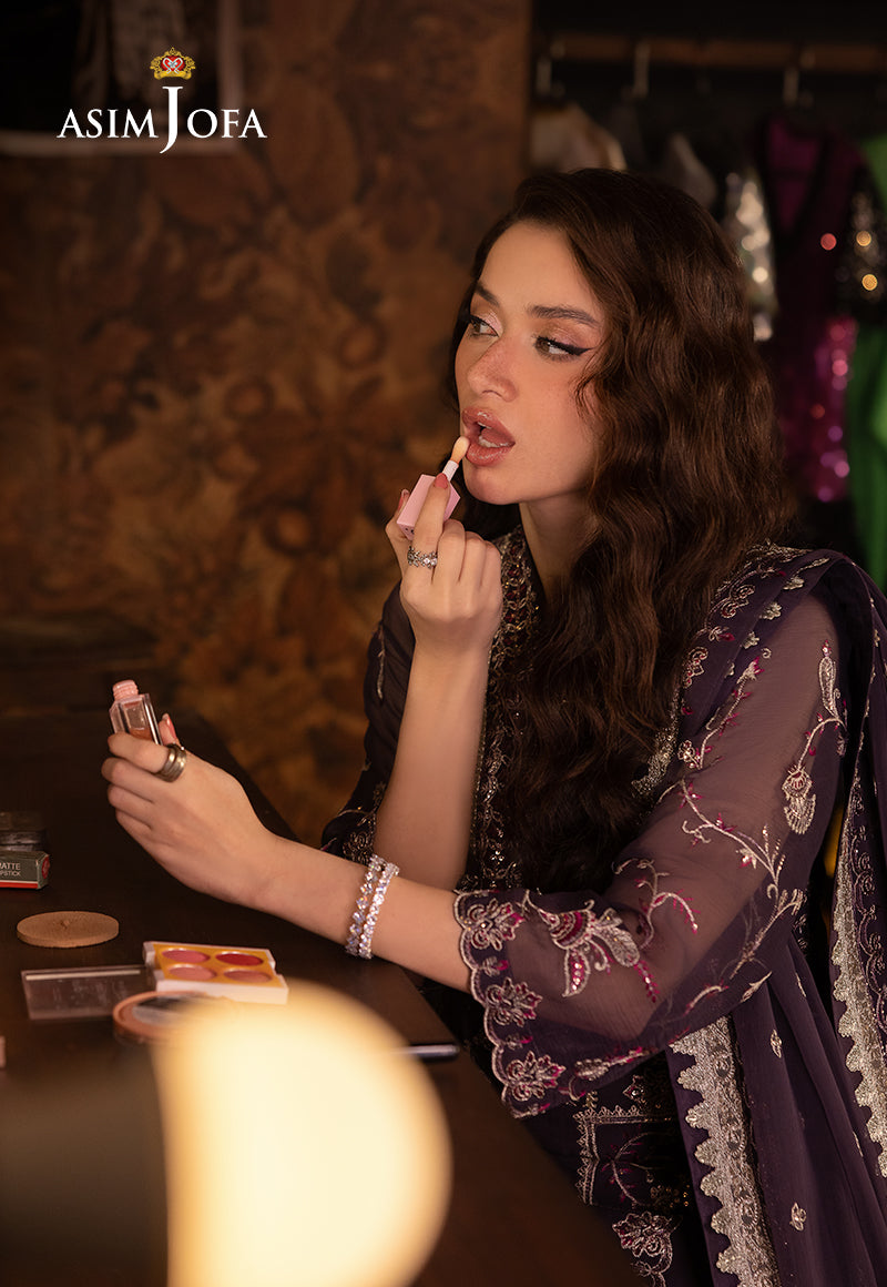 Asim Jofa Luxury Festive Drop 3 Ajllf-05 Embroidered Chiffon 3 Pcs