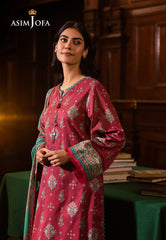 Asim Jofa Prints Unstitched Drop 1 Ajubj-38 Printed Lawn 3 Pcs