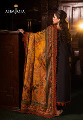 Asim Jofa Prints Unstitched Drop 2 Ajubj-12 Printed Embroidered Lawn 3 Pc