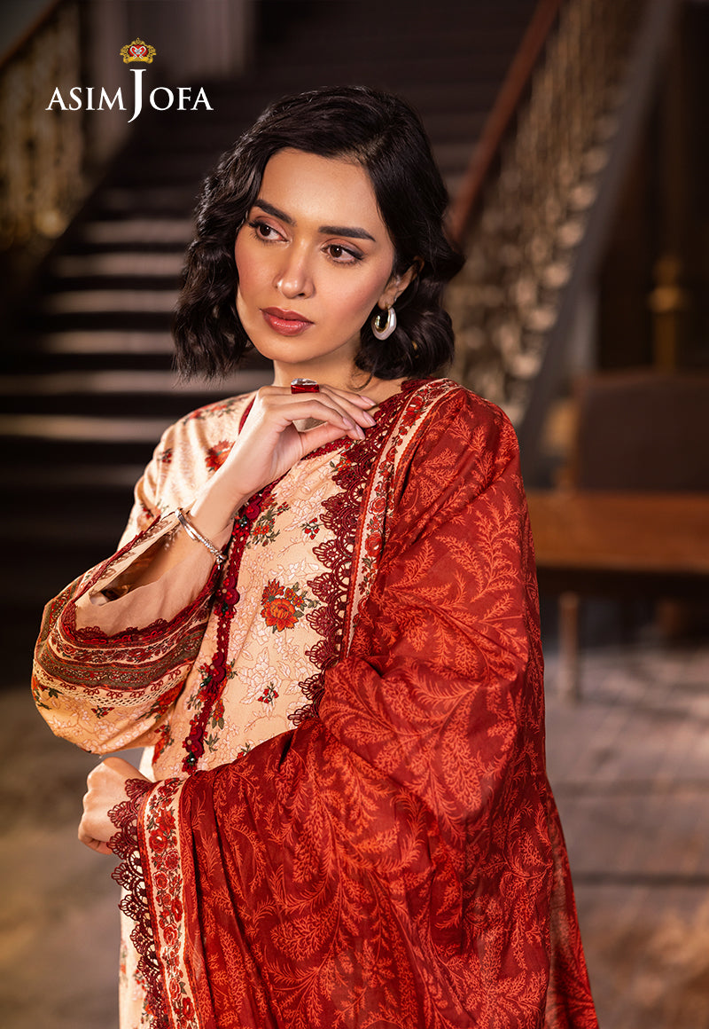 Asim Jofa Designers Limited Edition Pret Ajubj-54 Printed Lawn Stitched 3 Pc