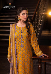 Asim Jofa Designers Limited Edition Pret Ajubj-53 Printed Lawn Stitched 3 Pc