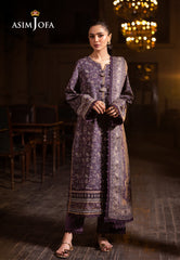 Asim Jofa Designers Limited Edition Pret Ajubj-48 Printed Lawn Stitched 3 Pc