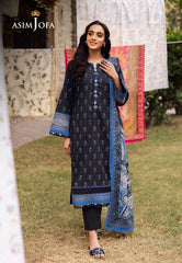 Asim Jofa Designers Limited Edition Pret Ajubj-55 Printed Lawn Stitched 3 Pc