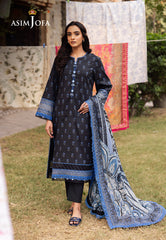Asim Jofa Designers Limited Edition Pret Ajubj-55 Printed Lawn Stitched 3 Pc