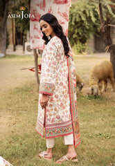 Asim Jofa Designers Limited Edition Pret Ajubj-50 Printed Lawn Stitched 3 Pc