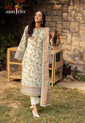 Asim Jofa Designers Limited Edition Pret Ajubj-52 Printed Lawn Stitched 3 Pc