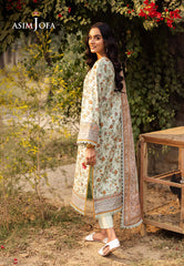 Asim Jofa Designers Limited Edition Pret Ajubj-52 Printed Lawn Stitched 3 Pc