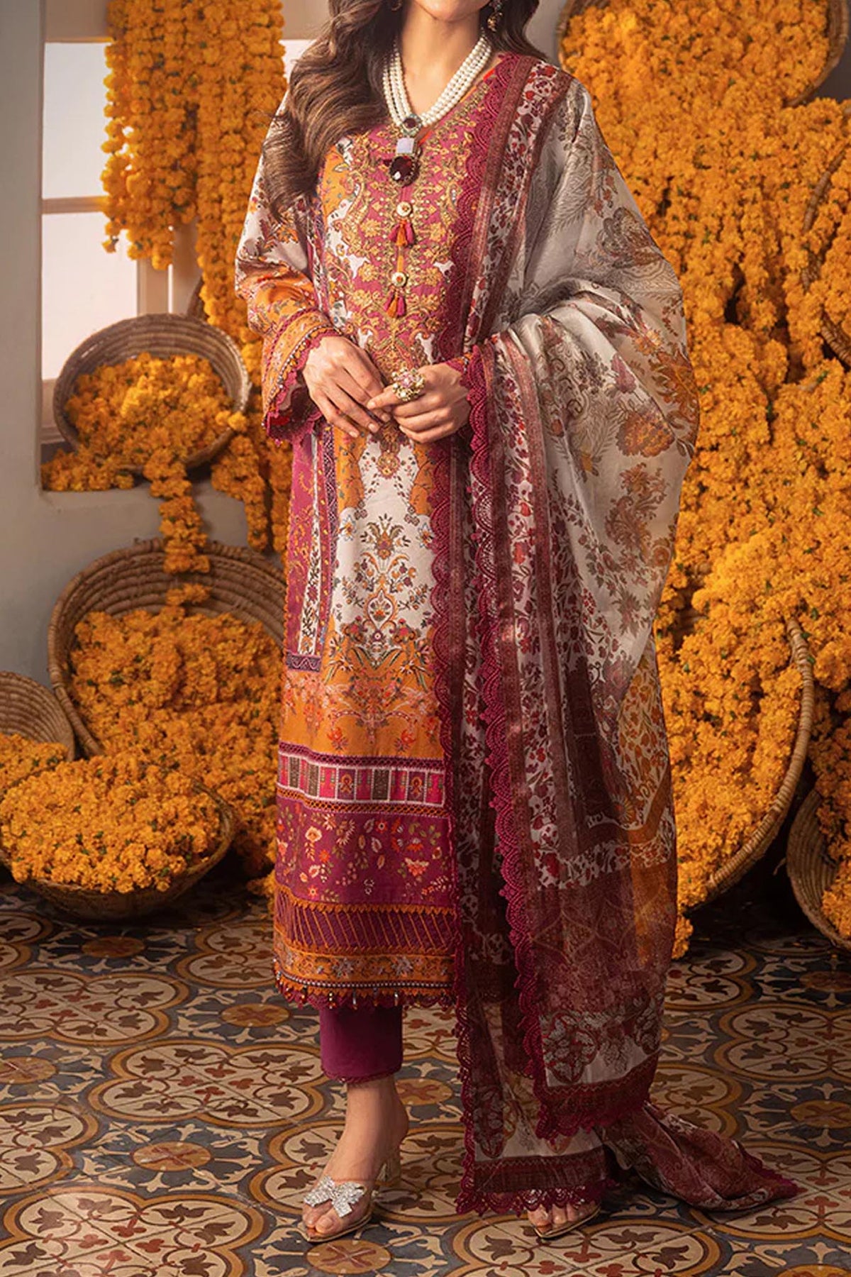 Aira Prints by Asim Jofa Unstitched 3 Piece Summer Collection'2024-AJAR-04