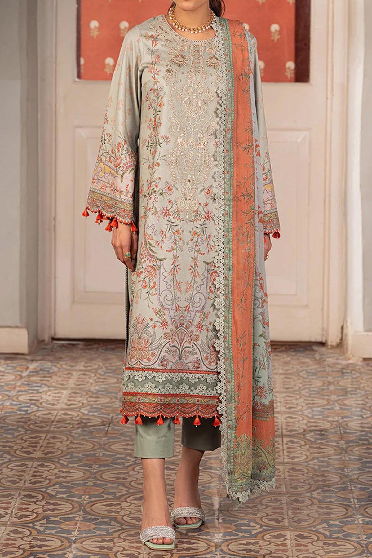 Aira Prints by Asim Jofa Unstitched 3 Piece Summer Collection'2024-AJAR-02