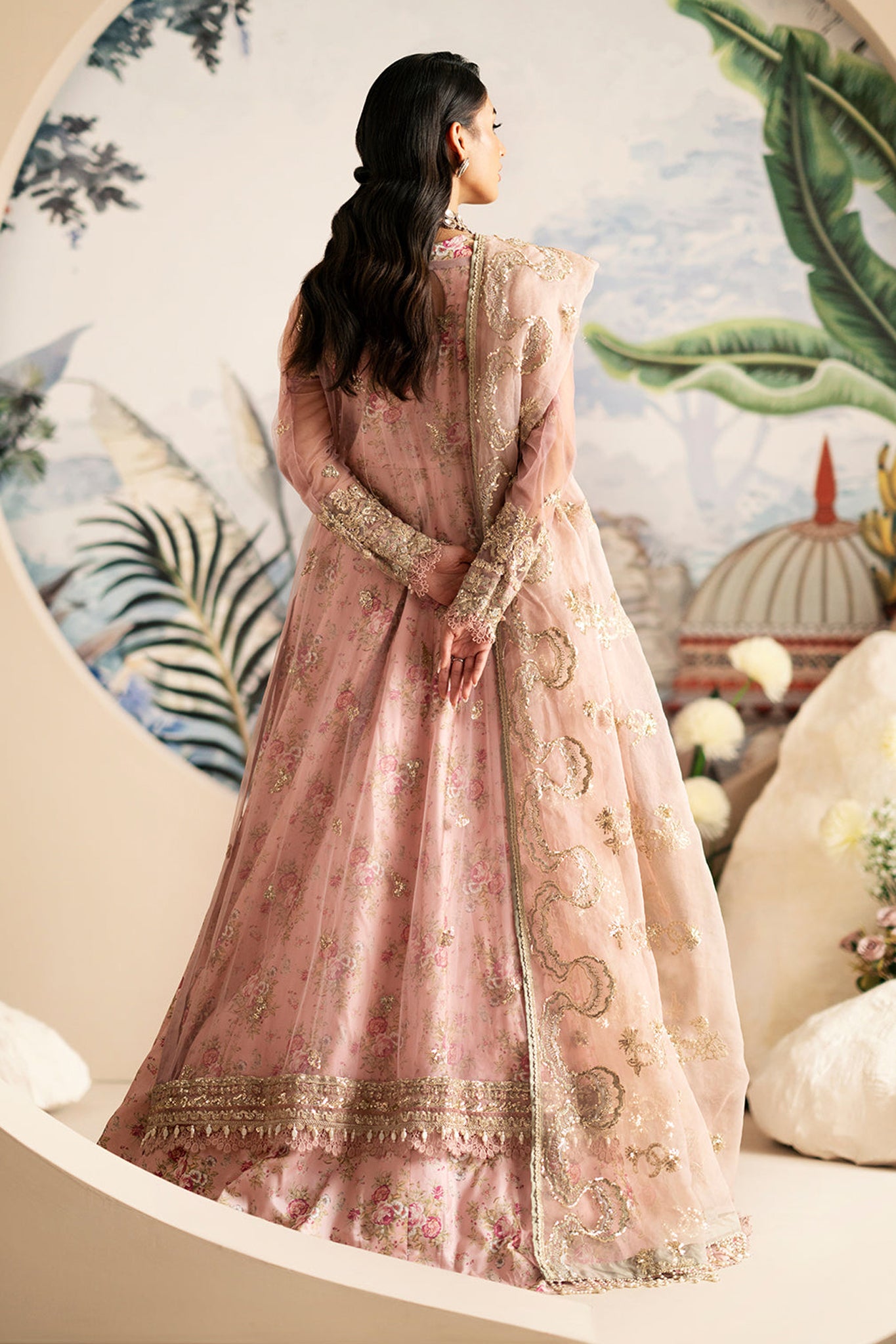 Inayat By AJR Unstitched 3 Piece Festive Formals Collection'2024-AFF-01-Begonia