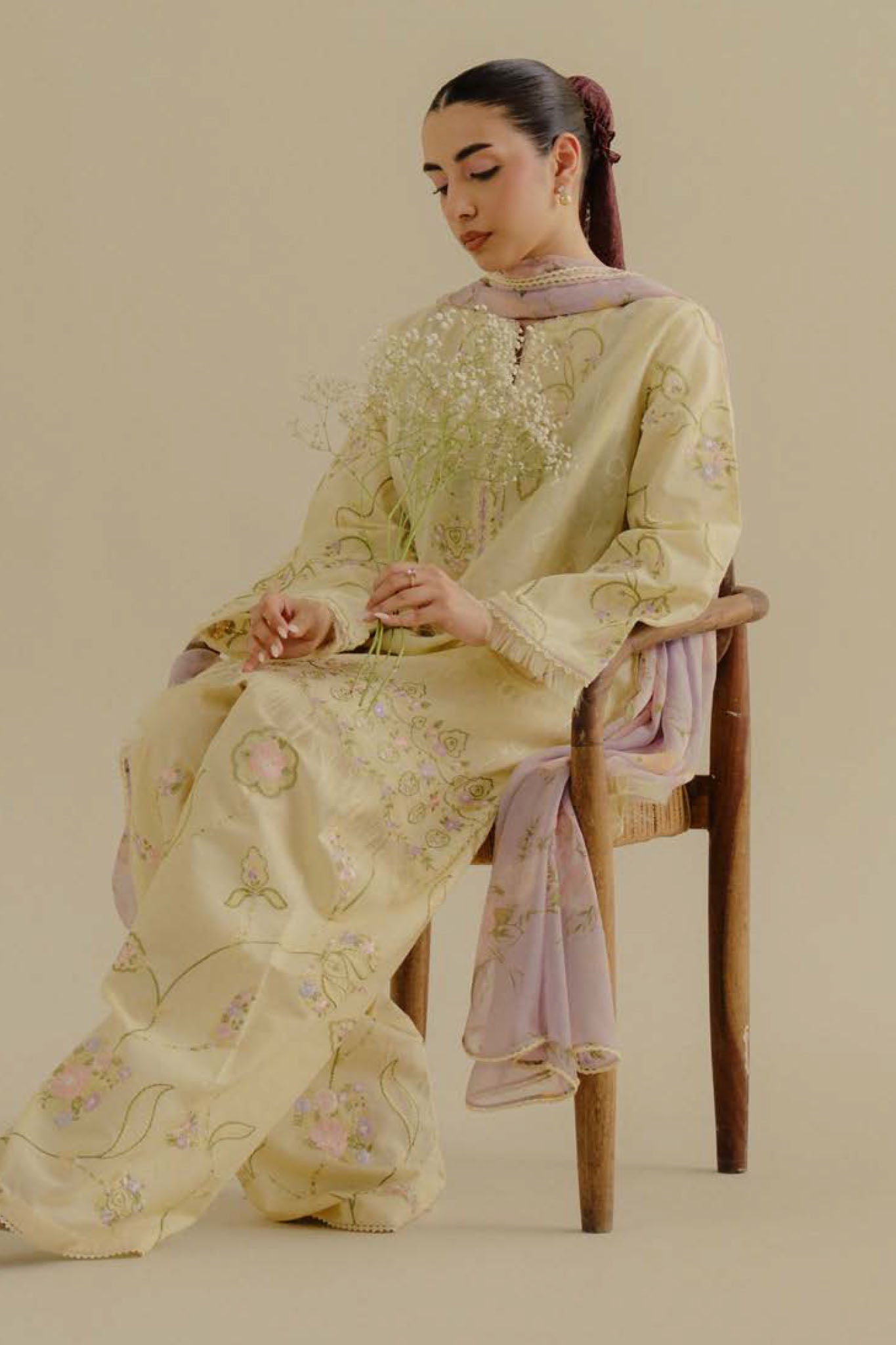COCO By Zara Shah Jahan Unstitched 3 Piece Lawn Drop 2 Collection'2025-01-A-Elva