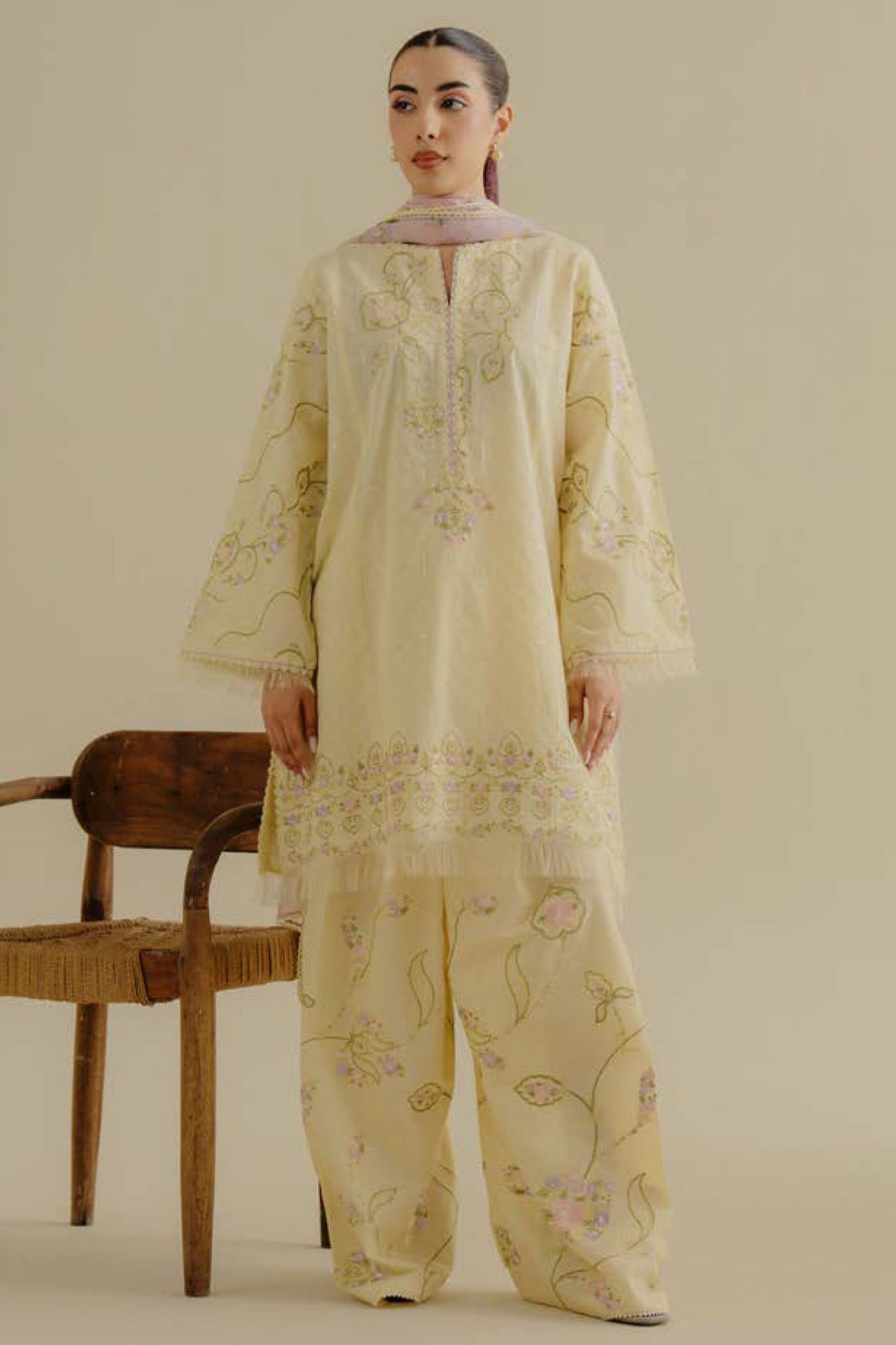 COCO By Zara Shah Jahan Unstitched 3 Piece Lawn Drop 2 Collection'2025-01-A-Elva