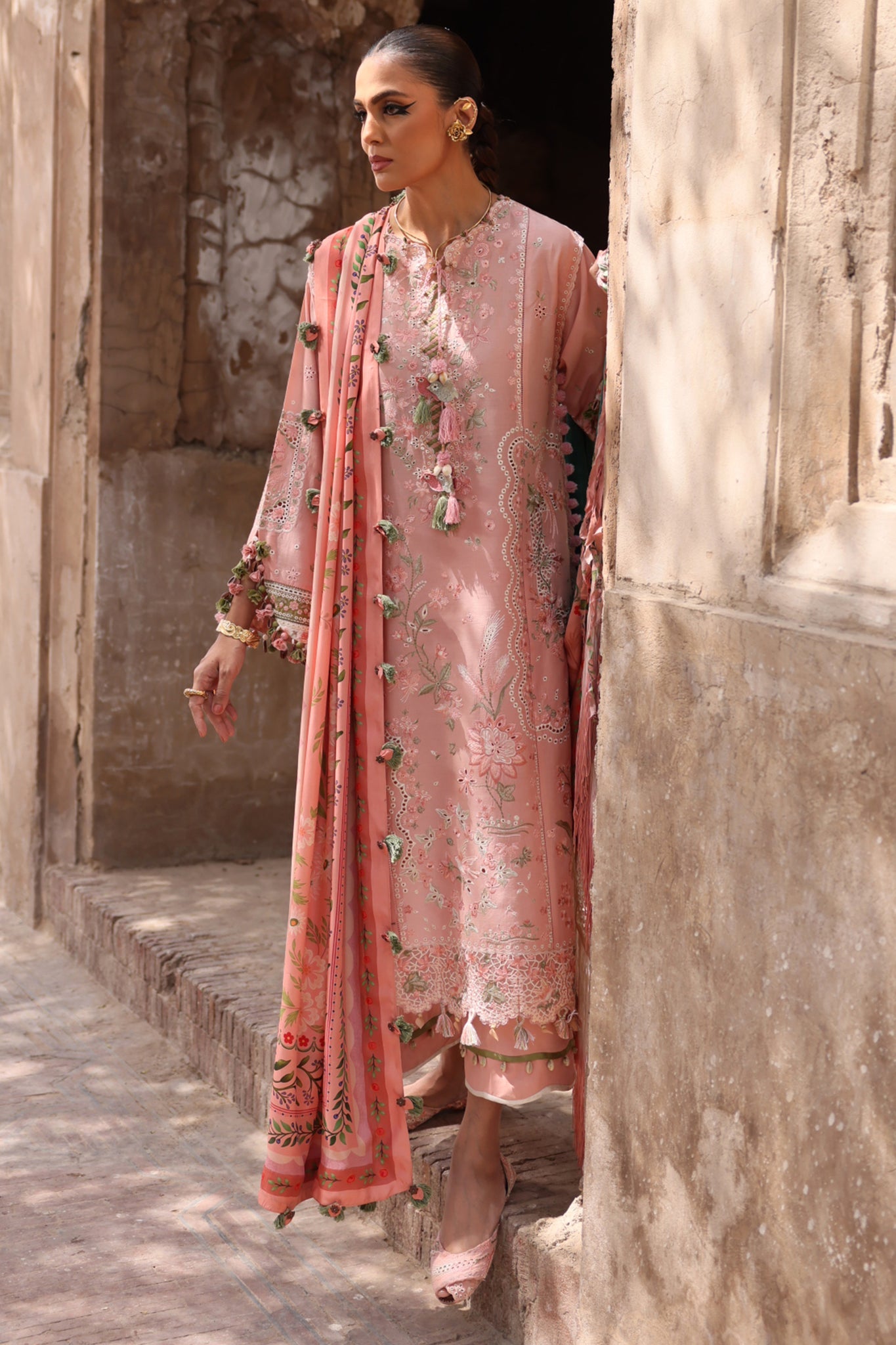 Elan Unstitched 3 Piece Luxury Lawn Collection'2025-01-A-Serene